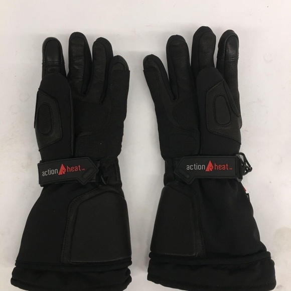 ACTION HEAT 5 VOLT RECHARGEABLE PREMIUM HEATED GLOVES WOMENS LARGE LNIOB - Picture 3 of 6